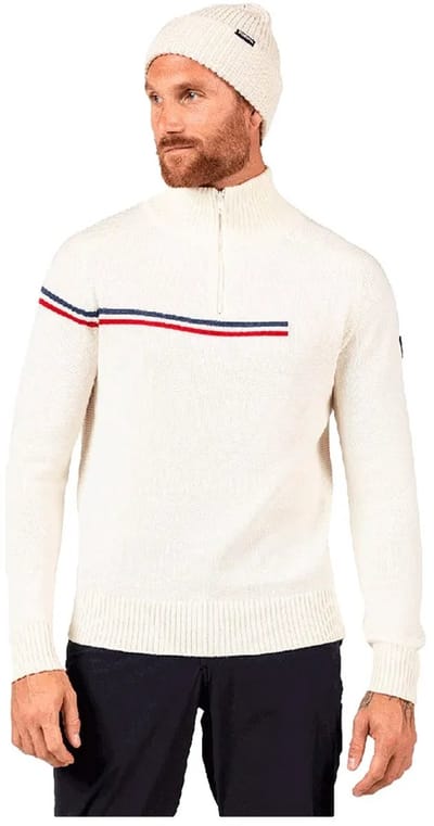 Rossignol Odysseus Merino Half Rits Trui Wit M Man