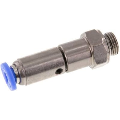 4mm & G1/8'' Hoge Snelheid Draaidoorvoer Insteek Buitendraad Vernikkeld Messing/PBT NBR