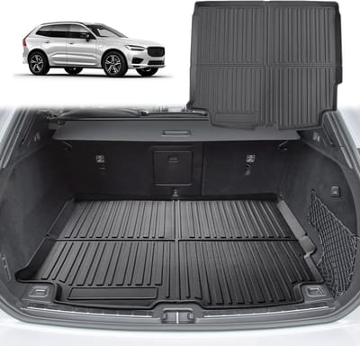 Trunk Mat voor XC60 (2018-2025) - Opvouwbare, Waterdichte en Duurzame TPE Mat met Hoge Rand voor Bescherming en Stijl