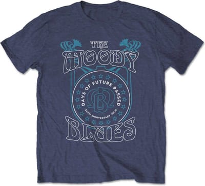 The Moody Blues - Days Of Future Passed Tour Heren T-shirt - S - Blauw