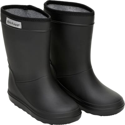 Enfant Rain Boots Solid Regenlaarzen Zwart EU 34