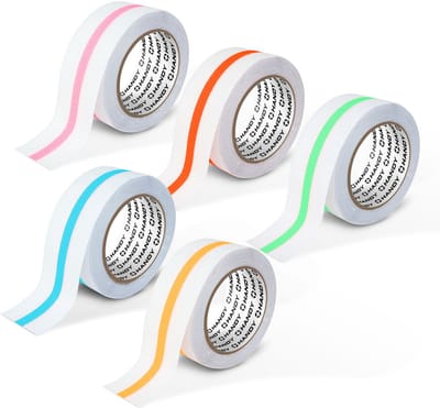 Handy Antislip Tape - Veiligheidstape - Zelfklevend - Glow In The Dark Markeerstreep - 5 m x 50 mm - PVC - Voor Binnen En Buiten - UV- En Waterbestendig - 1x Willekeurige Kleur Uit 5 [11075]
