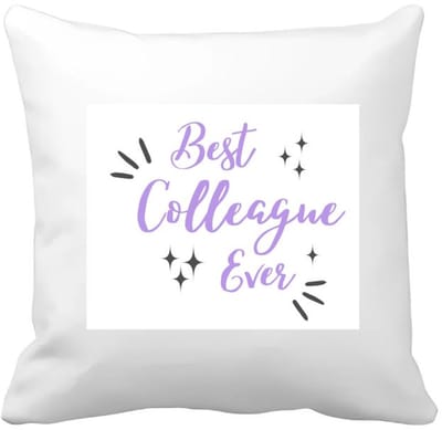 Akyol - best colleague ever Kussen hoes - Collega - een collega - werk - afscheidscadeau - verjaardagscadeau - kado - 40 bij 40 cm