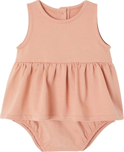 Vertbaudet Jurk baby geboorte met geïntegreerde body