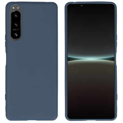 imoshion Hoesje - Geschikt voor Sony Xperia 5 IV - Color Backcover - Donkerblauw