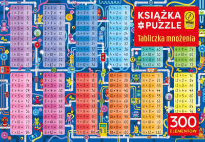 Książka i puzzle Tabliczka mnożenia - Boek en puzzel Tafels van vermenigvuldiging