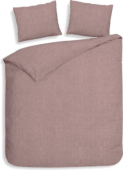 Heckett & Lane Flanel dekbedovertrek Franela (Shady Pink)-200x200/220 cm