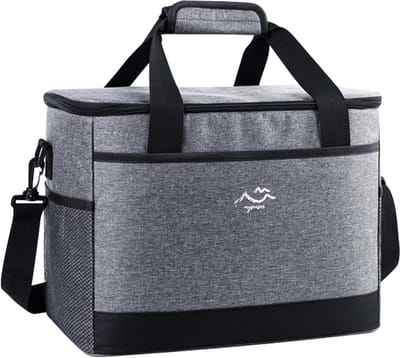 Thijox - Koeltas 26L XL Opvouwbaar Waterdicht Geïsoleerd Draagbaar voor Strand Camping Auto Picknick Winkelen Reizen Thermotas