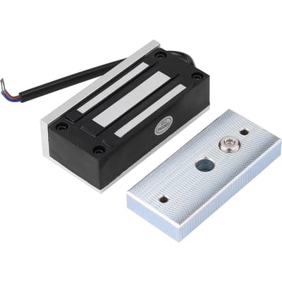 Serrure de porte magnétique électrique 60 kg, contrôle d'accès puissant pour porte, armoire, tiroir black