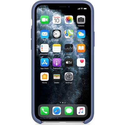 Silicone Backcover voor de Apple iPhone 11 Pro - Linen Blue