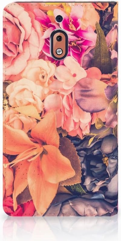 Nokia 2.1 2018 Smart Cover Bosje Bloemen