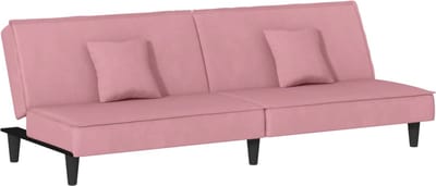 Slaapbank - Uitklapbaar - Slaapstoel - Logeerbed - Zetelbed - Slaapfauteuil - Vouwbed - 2 persoons - Zeer comfortabel - Roze