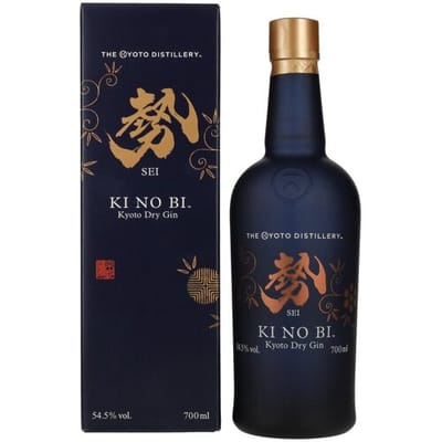 Kinobi Gin KI NO BI SEI Kyoto Dry Gin 54,5% Vol. 0,7l in geschenkverpakking