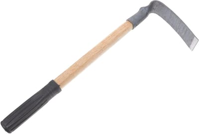 Onkruidgereedschap Lange Steel - Tuingereedschap Schoffel - Onkruid Wieden - Ergonomisch Ontwerp - 445 cm - Zwart