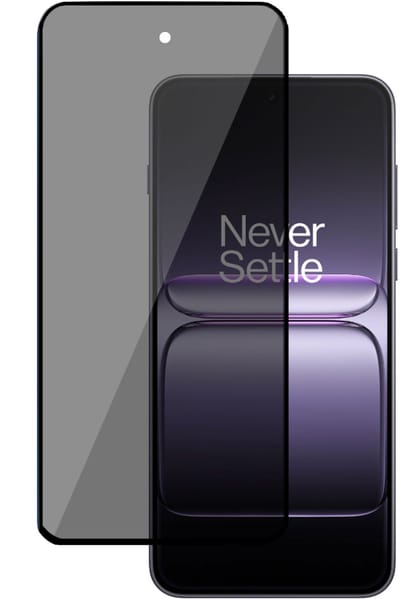 TechNow Privé Screenprotector geschikt voor OnePlus Nord 5 Screenprotector - Privacy Beschermglas - Rounded - Privacy Proteqt+