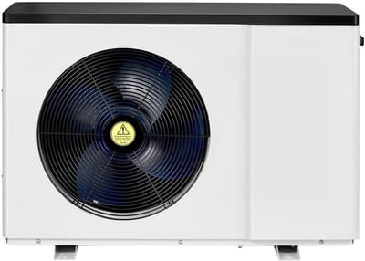 Elektrische zwembadwarmtepomp van – 1,48–7,11 kW vermogen, energiezuinig voor zwembaden van 15–30 m², verwarmen en koelen, stil en duurzaam