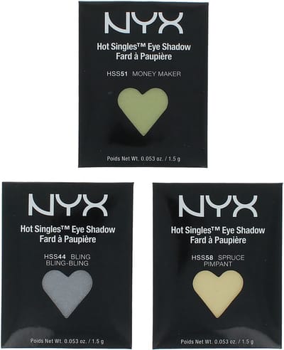 NYX Hot Singles Refill Set A Oogschaduw (set van 3)