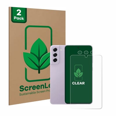2 Stuks Screenprotector voor Samsung Galaxy S21 FE 5G (Voor+Camera) - Hoogwaardige Beschermfolie transparant