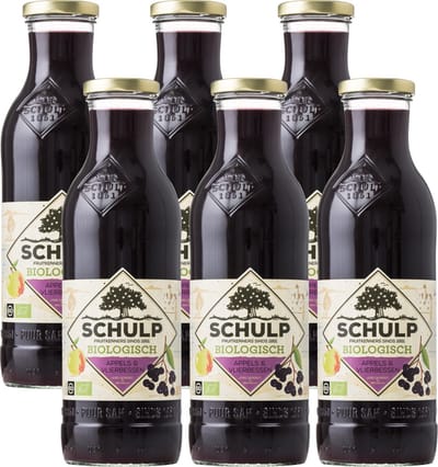Schulp Appel And Vlierbessensap Biologisch Voordeelverpakking