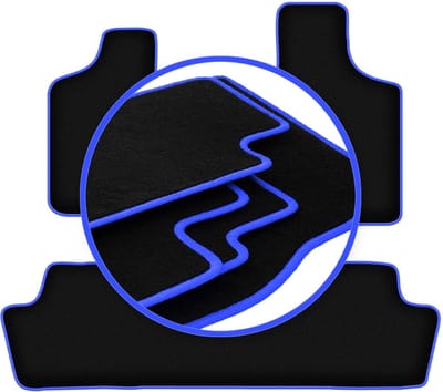 CARLUX-BLUE automatten voor: Chrysler Town&Country IV minivan (2000-2008)