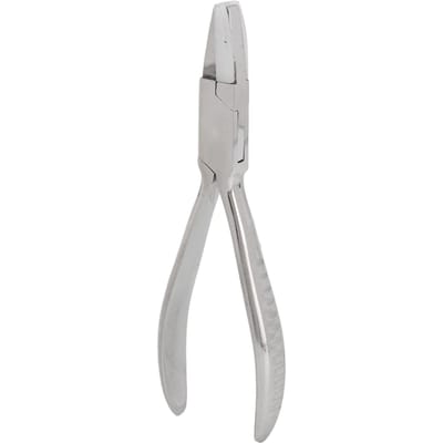 Brilreparatie Tang Roestvrij Staal Roestvrij Draagbaar Comfortabele Greep Brilmontuur Tang voor Opticien white