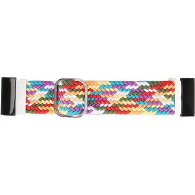Bracelet de Montre de Rechange en Nylon Tissage Élastique Respirant Réglable Boucle 26 mm pour Vertix beige