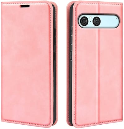 MobyDefend Hoesje - Geschikt voor Sony Xperia 10 VII - Luxe Wallet Bookcase (Magnetische Sluiting) - Roze