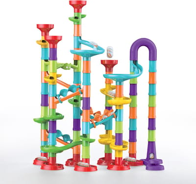JUST23 Knikkerbaan Mini S05 - Marble Run - 113 Onderdelen - Speelgoed van 3 Tot 13 Jaar - Compatibel met S02
