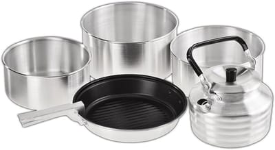 Camping kookgerei set - Outdoor kookgerei set -  voor kamperen wandelen picknick reizen – duurzaam