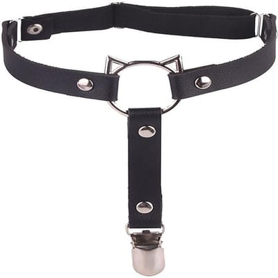 Gotische Harness Dames Ketting Halsband Choker Sexy PU Leer Ketting Hanger Halsband Choker Ketting Cosplay Accessoires voor Koppels