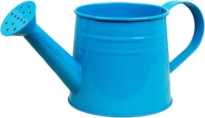 Metalen gieter - Waterkoker tuin - Planten water geven - Lange tuit ontwerp - 1 liter - Blauw