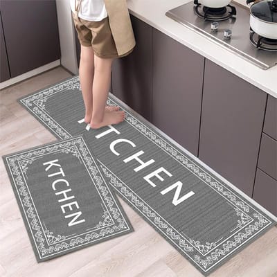 Keukenmat, slaapkamermat, gangmat, lange strook vloerkleed, zachte en antislip deurmat, keukenaccessoires 40cmx120cm 1pc