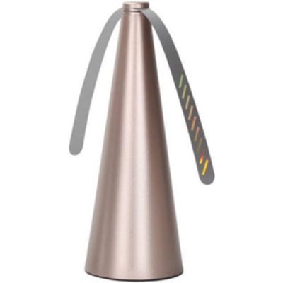Automatische Vliegenverjager Ventilator Vliegenventilator voor Buiten Binnen Tafelgebruik Restaurant Barbecue Evenementen Goud gray