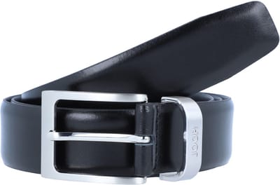 JOOP! Leren Riem Modern Coll. Belt 3,5 CM W80 Black Zwart