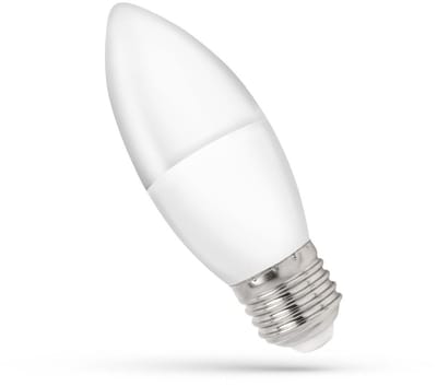 Spectrum LED Kaarslamp E27 4W - 230V - 320 Lumen - 3000K Warm wit - Gezellig licht - Energiezuinig