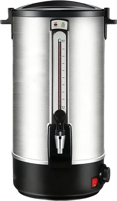 Elektrische Waterdispenser - Warmwaterketel - Dranken Bereiden - Dubbele Isolatie - 35 Liter - Zilver