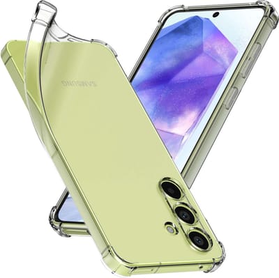 ebestStar - Hoes geschikt voor Samsung Galaxy A35 5G SM-A356B, Silicone Slim Cover Case, Versterkte Hoeken en Randen hoesje, Transparant