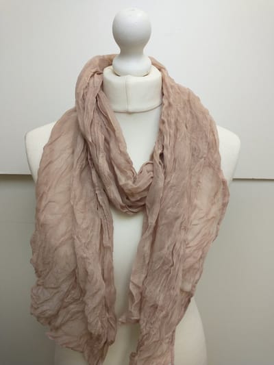 Lange dames sjaal Thalia-effen taupe