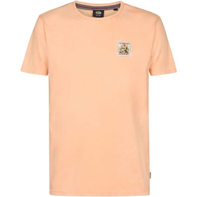 Petrol Industries Heren shirt m-1060-tsr623 2125 tropical orange