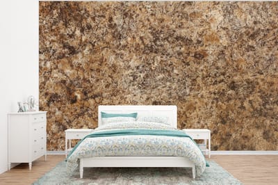 Behang - Fotobehang Graniet - Design - Structuur - Steen - Bruin - Breedte 320 cm x hoogte 240 cm