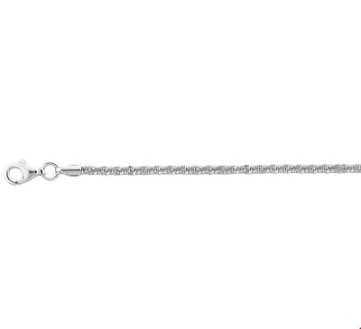 Zilver Gerhodineerde Armband fantasie 2 1325536 19 cm