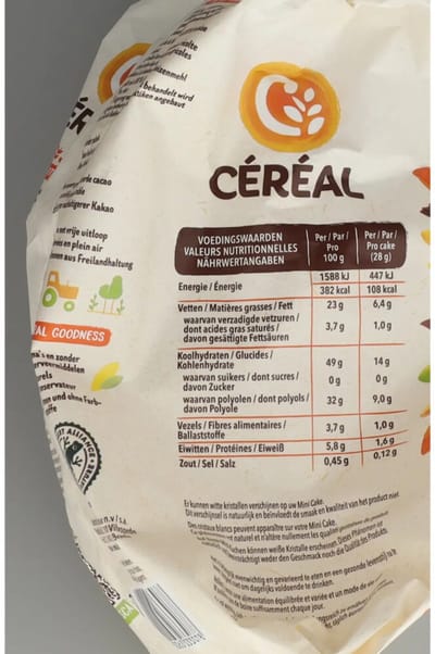 Céréal Mini Cakes Stukjes Chocolade - 6 x 196 gr - Voordeelverpakking