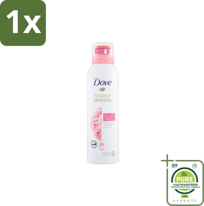 1 x Dove – Douchefoam – Rose Oil – 200 ml - Douchefoam - Rozenolie - Huidverzorging - Hydratatie - Schuim