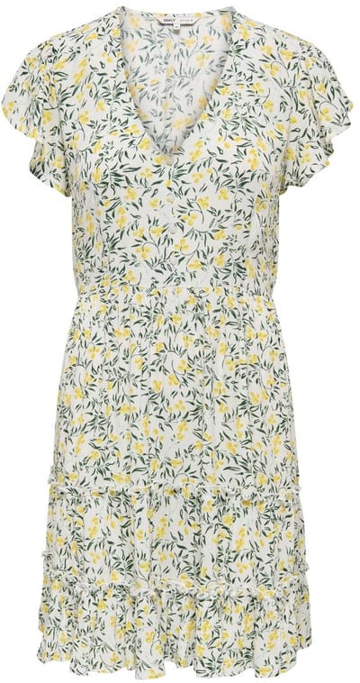 ONLY - ONLCLAUDETTE LIFE SS MINI DRESS WVN NOOS - Dames - Mini jurken