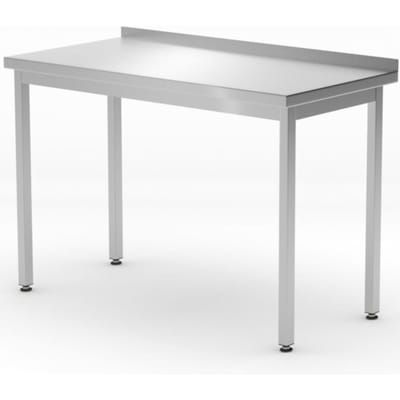 Hendi Budget Line - Vaetal Werktafel - Roestvrijstaal - 800x600 mm - 40 mm Rand