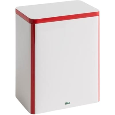 HAY Blikken Container Groot - HAYTinContainerOffWhiteRed