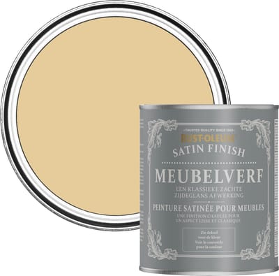 Rust-Oleum Geel Meubelverf Zijdeglans - Zandstorm 750ml