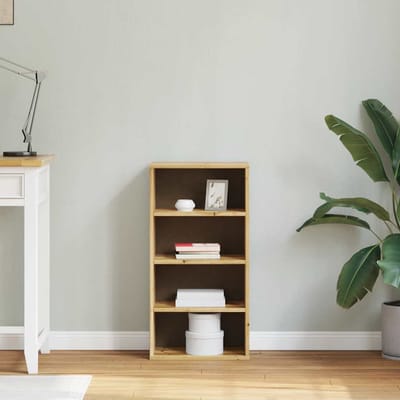 vidaXL - Bijzetkast - ODDA - 40x24x79 - cm - massief - grenenhout