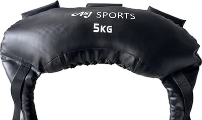 AJ-Sports Bulgarian Power Bag 5kg - Sandbag - Weightbag - Zandzak - Powerbag - Geschikt voor Crossfit & Fitness - Zwart