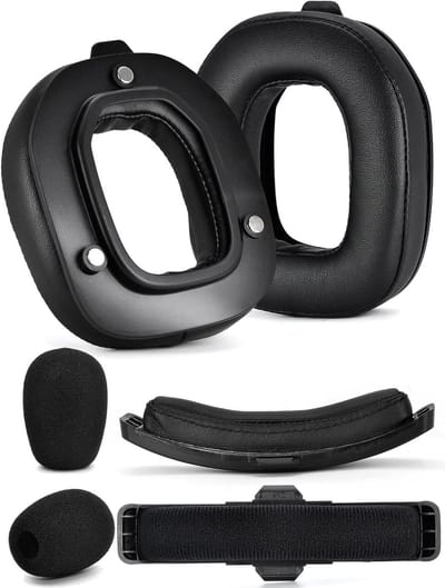 Mod Kit voor A50 Gen 4 - Vervangende Oorkussens en Hoofdband, Geluidsisolatie, Comfort en Duurzaamheid (Zwart)